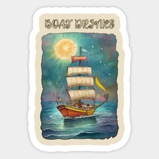 Boat Drink's Sticker
